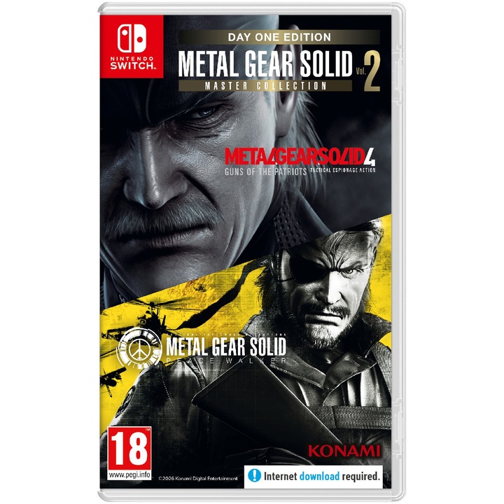 Joc Metal Gear Solid Master Collection Vol 2 D1 Edition pentru Nintendo Switch