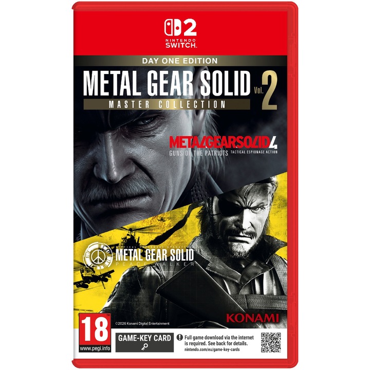 Joc Metal Gear Solid Master Collection Vol 2 D1 Edition pentru Nintendo Switch 2