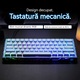 Клавиатура Gaming K KAVLORN Механична с кабел, 61 клавиша | GASKET структура | Hot-Swappable суичове | RGB осветление | Компактна, ергономична | USB кабел | Съвместима с PC, лаптоп и eSports