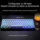 Клавиатура Gaming K KAVLORN Механична с кабел, 61 клавиша | GASKET структура | Hot-Swappable суичове | RGB осветление | Компактна, ергономична | USB кабел | Съвместима с PC, лаптоп и eSports