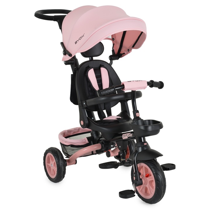 Триколка Byox Explore, розов, 12 месеца +