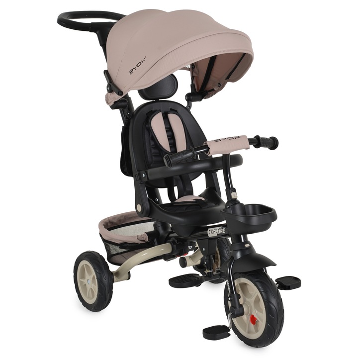 Триколка Byox Explore, бежов, 12 месеца +