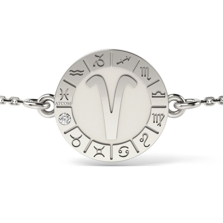 Kos ezüst lánc karkötő