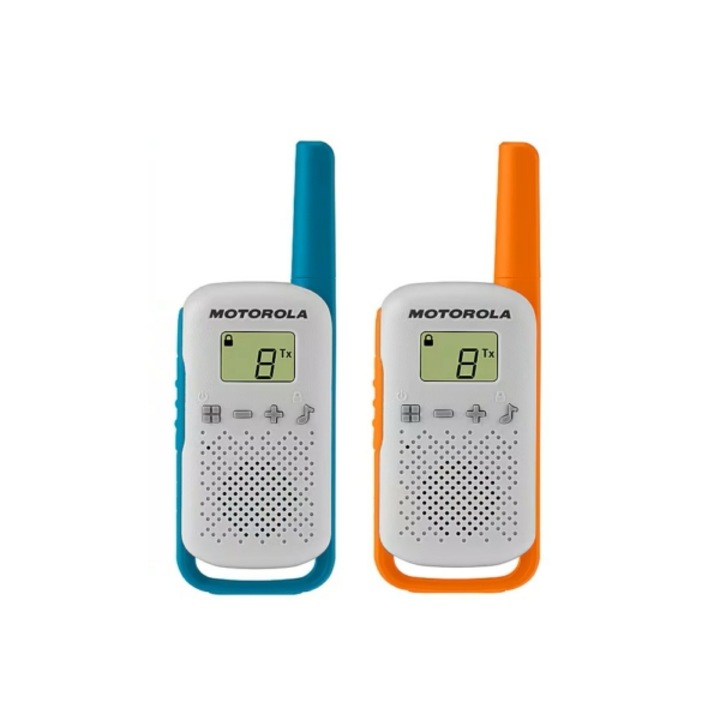 Statie radio Motorola T42 GUMMY, walkie talkie, set 2 buc