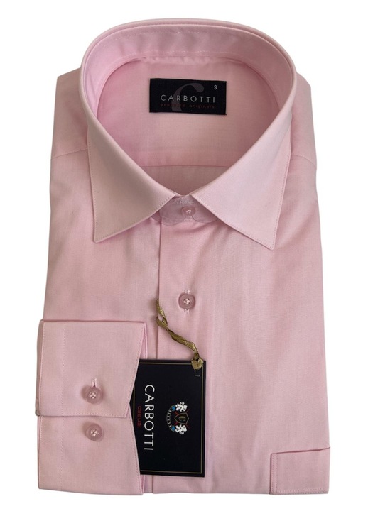 Férfi hosszú ujjú ing, rózsaszín, S-es méret, pamut-poliészter anyag