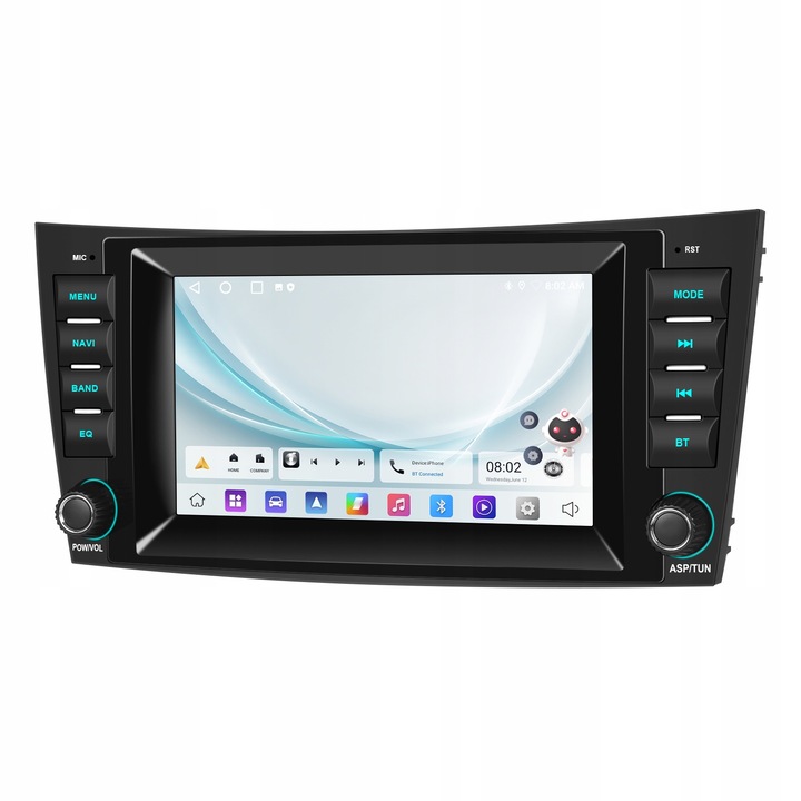 Радио за кола ALLNOEL 2 DIN Android 15, 7" тъчскрийн, 2GB RAM, WiFi, GPS, камера за заден ход, за Mercedes E W211 CLS W219