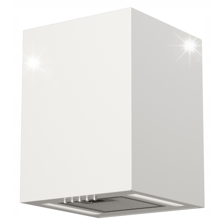 Кухненски абсорбатор MAAN Ponza Mini, бял, 30x40см, 3 степени, LED осветление