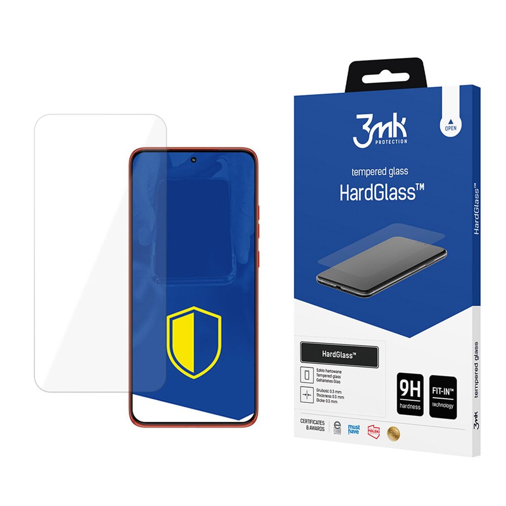 Folie sticla securizata 3mk HardGlass compatibila cu Motorola Edge 60 Neo 5G, Transparent