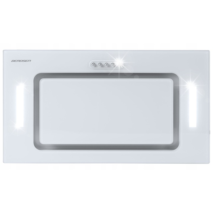 Абсорбатор за вграждане Berdsen, 52см, бял, 3 степени на скорост, LED осветление