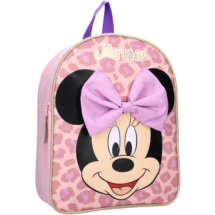 Rucsac copii, Vadobag, Minnie Mouse, roz, 32x26x11cm