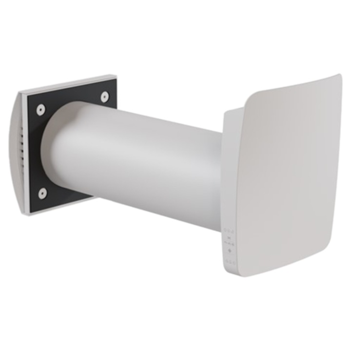 Sistem de ventilatie cu recuperare de caldura Kers+ 25, debit 25 m3/h, eficienta recuperare 97%, Wi-Fi Ready, Alb