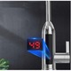 Azonnali vízmelegítő, 3000W, LCD, króm, 30x60°C, szerelőkészlet