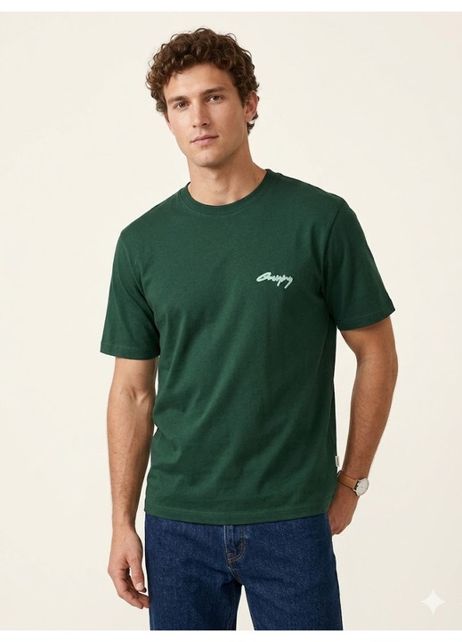 Jack&Jones Original Sötét Petrol Zöld Férfi Póló, L