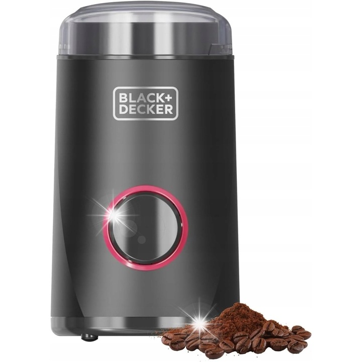 Rasnita de cafea Black+Decker, 150W, 50g, negru, 100x180mm