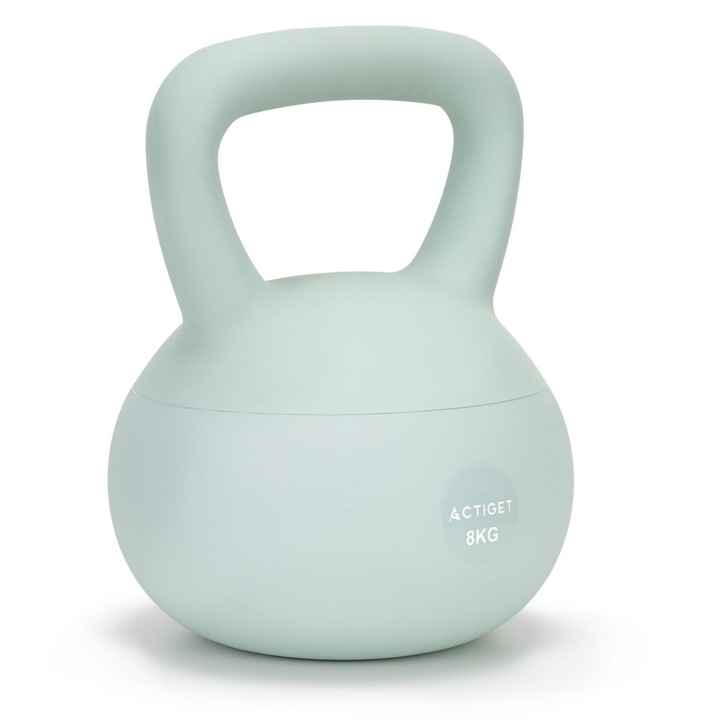 ActiGet Kettlebell súlyzó 8kg - Türkizkék