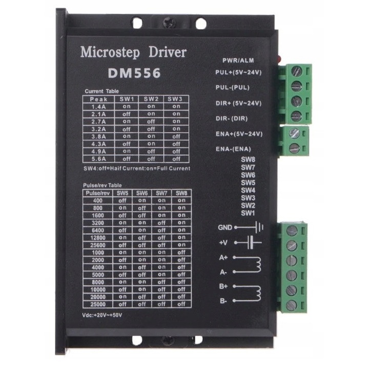 Модул 100 DM556 5,6A 20-50V, 120x85x35mm