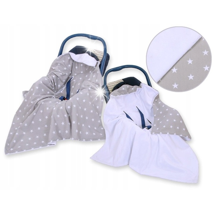 Одеяло за бебета Bobono, 100% памук, 100x100см, многоцветно, за 0-6 месеца