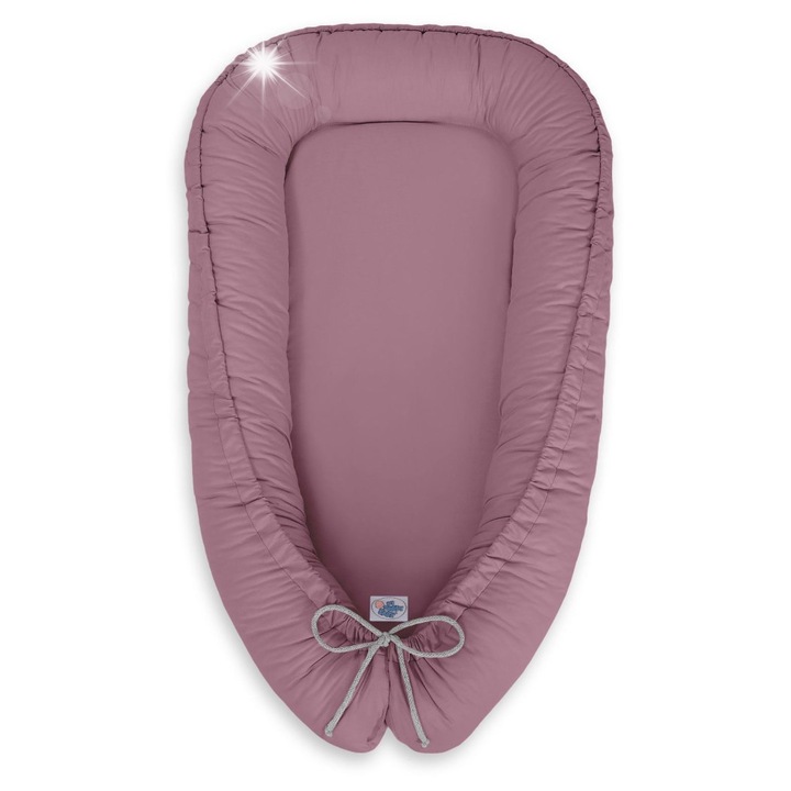 Бебешки пашкул, Bobono, двустранен, 95x55см, ретро розов