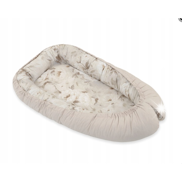 Двулицев бебешки пашкул, Bobono, 95x55см, ECO FILLBALL, многоцветен