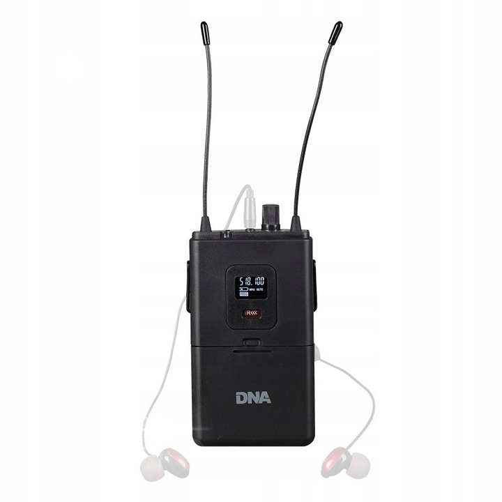 DNA vezeték nélküli vevő, monofónikus, 518-542MHz, 8 óra üzemidő, 30x20kHz