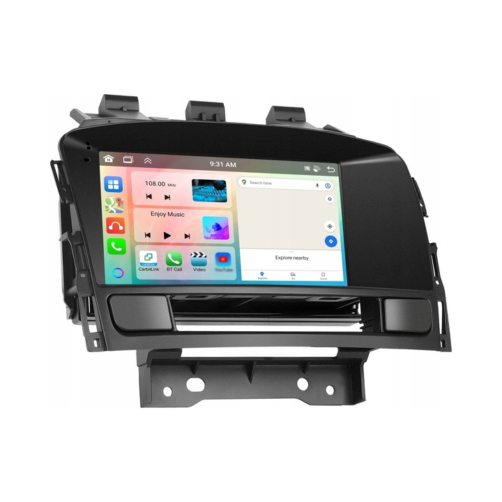 Автомобилно радио ALLNOEL 2 DIN с Android 15, 6GB RAM, камера за заден ход, GPS, WiFi, 7" тъчскрийн, за Opel Astra J 2010-2016