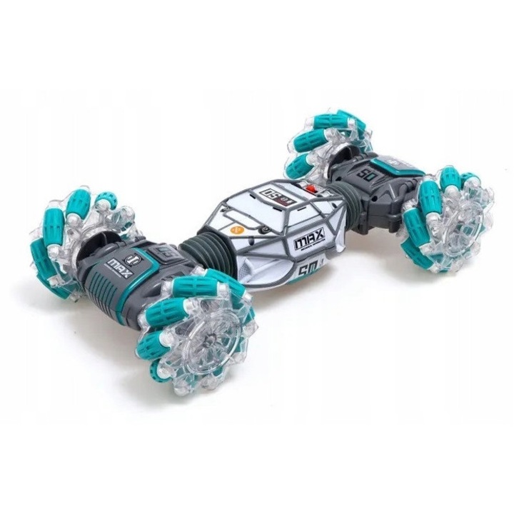 Masina RC BOUNN AI Follow Stunt, 35x18x9cm, 360°-os akrobatika, "Kutyasétáltató" mód, teljes készlet