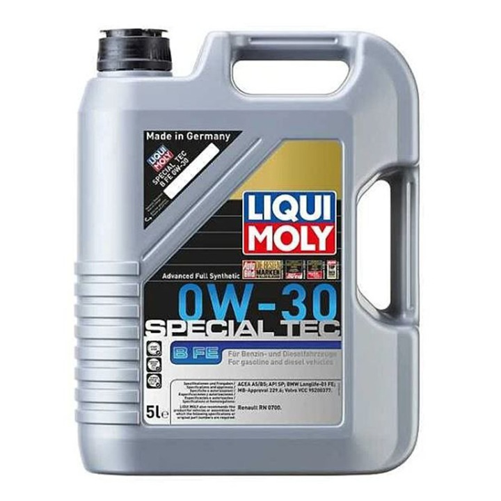Ulei Motor Liqui Moly Special Tec B FE 0W30 5 Litri - BMW Longlife-01 FE, Volvo, MB 229.6 - Sintetic