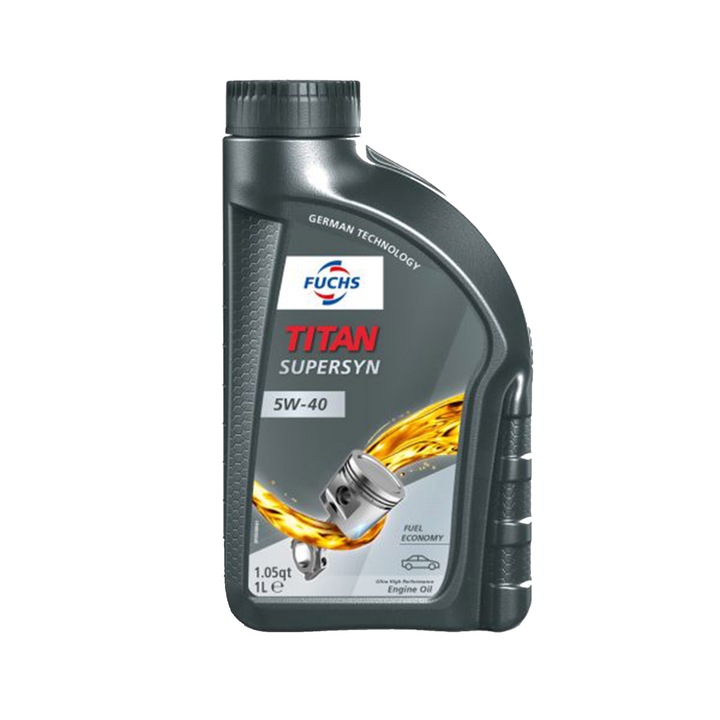 Ulei de Motor Fuchs TITAN Supersyn 5W-40 - 1 Litru (ACEA A3/B4, VW 502.00/505.00, MB 229.3)