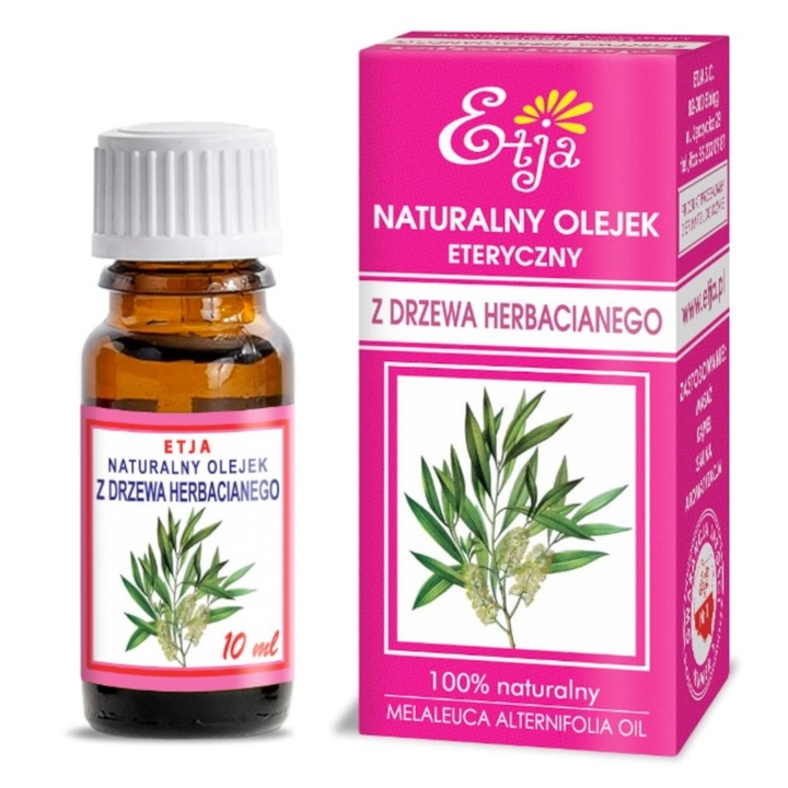 Ulei esential natural, Dary Natury, din arborele de ceai, 10ml, antibacterian, antiviral, colorat