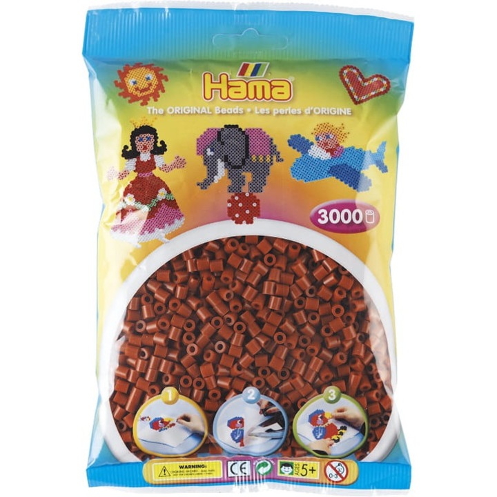 Margele artizanale MIDI 3000, Hama, 5mm, 18x9x1cm