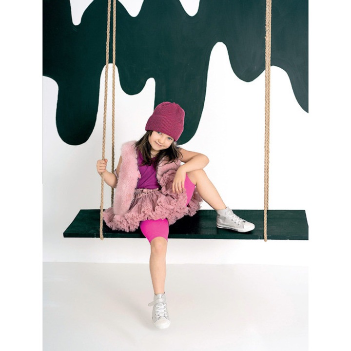 Colanti scurti microfibra Knittex Sandy 60 den 104-128 Fucsia