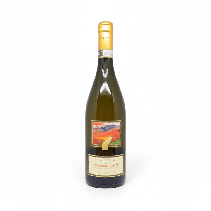Vin Spumant Alb Dulce, Vite Colte La Gatta Moscato d'Asti DOCG 5%, 0.75L
