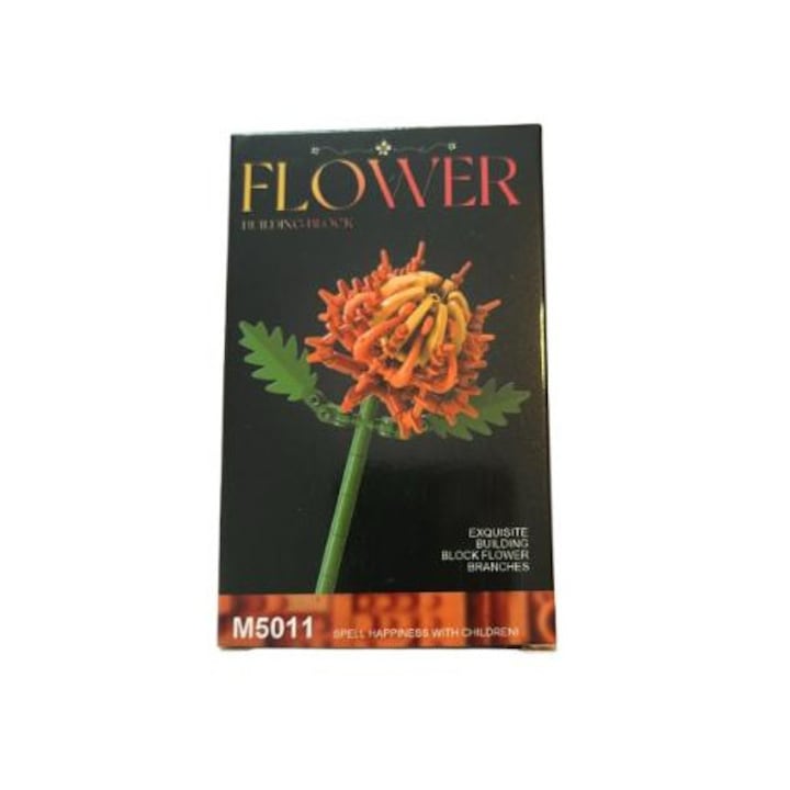 Floare decorativa Crizantema portocalie