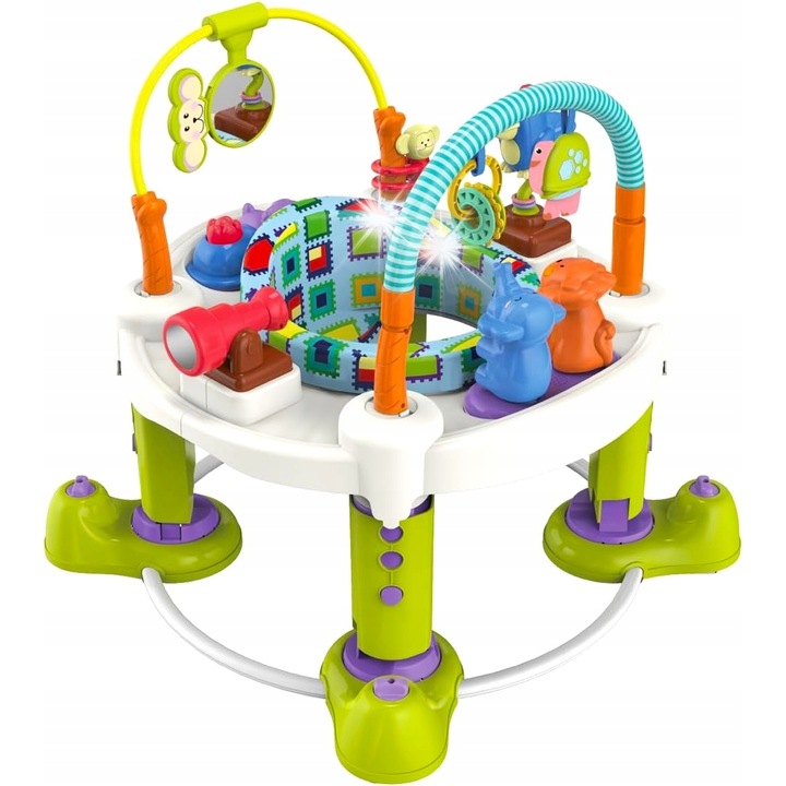 Premergator BOUNN 4 in 1 cu masa educationala si covor, pentru copii 0+