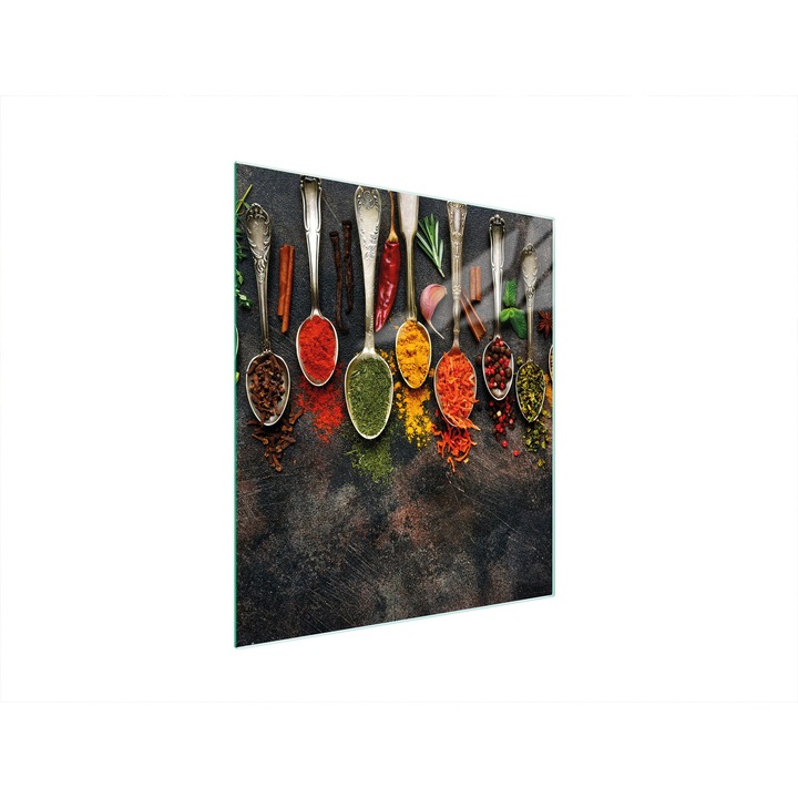 Konyhai hátfal, TMK ArtDeko, üveg, 45x52cm, főzőlap védelem, modern design