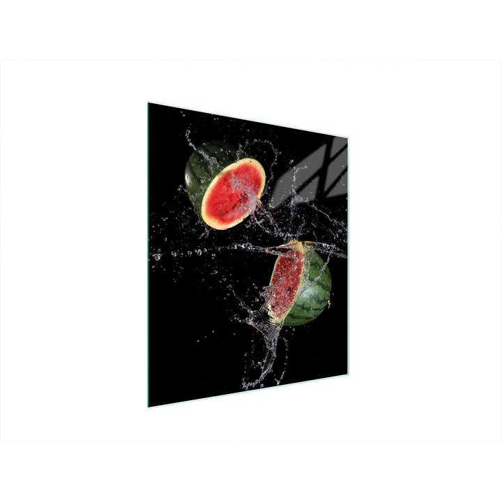 TMK ArtDeko üveg főzőlapvédő, 45x52 cm, modern design, többszínű