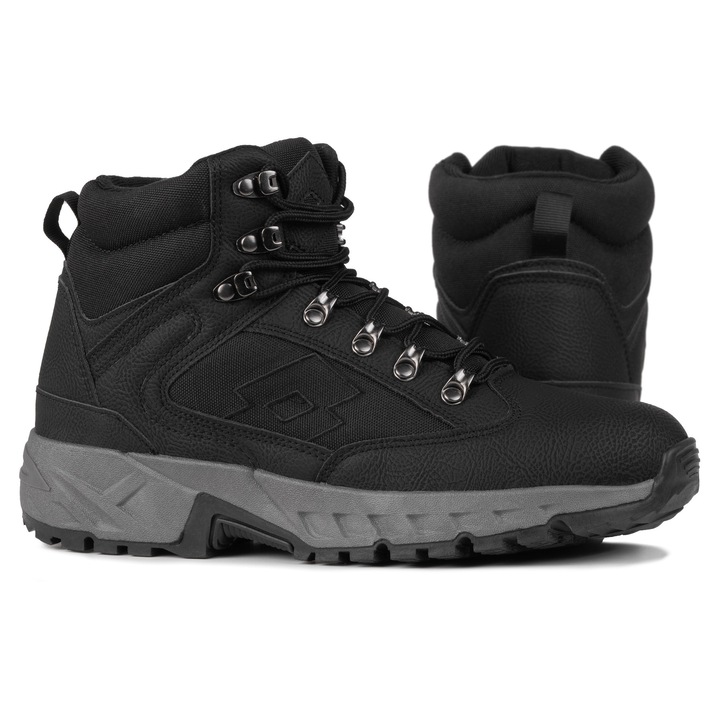 Ghete sport barbati Lotto negru, sintetic, Negru