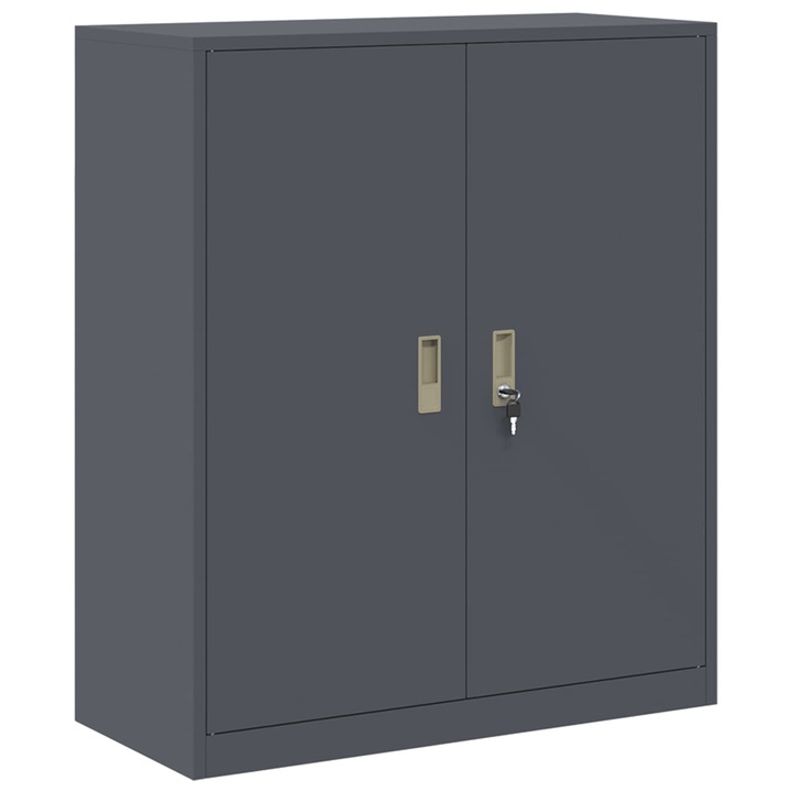 Dulap de depozitare vidaXL, Antracit 90 x 40 x 105 cm Otel