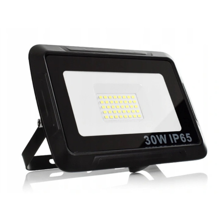 LED прожектор Decorya 30W, студено бял 6000K, IP65, 2400Lm, лесен монтаж