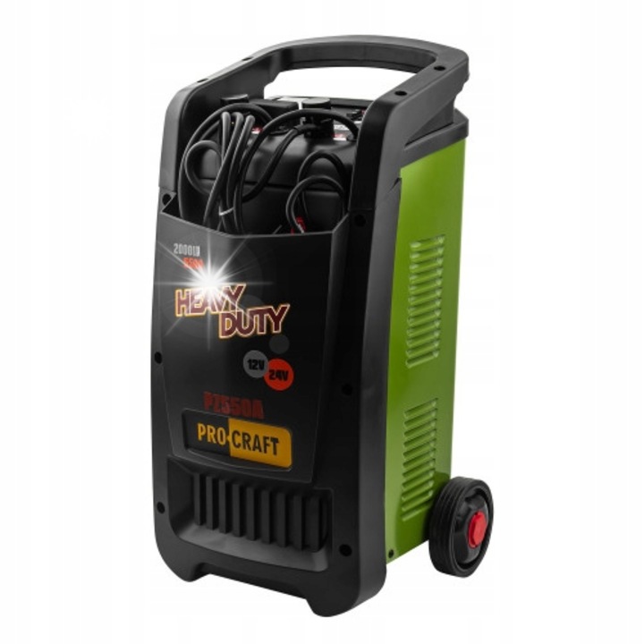 Procraft 550A 12V/24V, 2000W, 30A, 11kg autóakkumulátor töltő