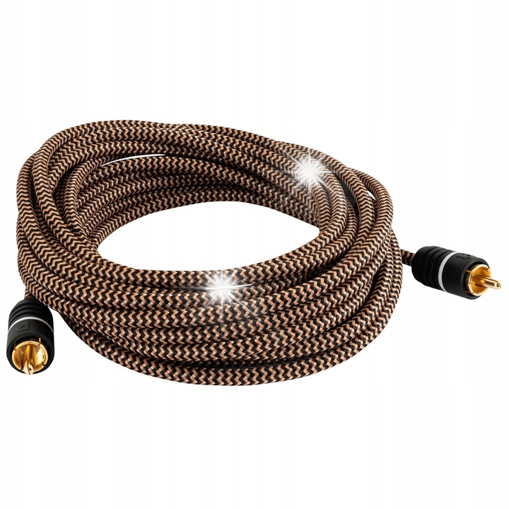 RCA кабел за субуфер 1xRCA Proson Arctic, 10м, с медна сърцевина, PVC защита