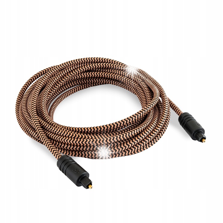 Оптичен кабел TosLink Proson Arctic 5м, 1мм, PVC