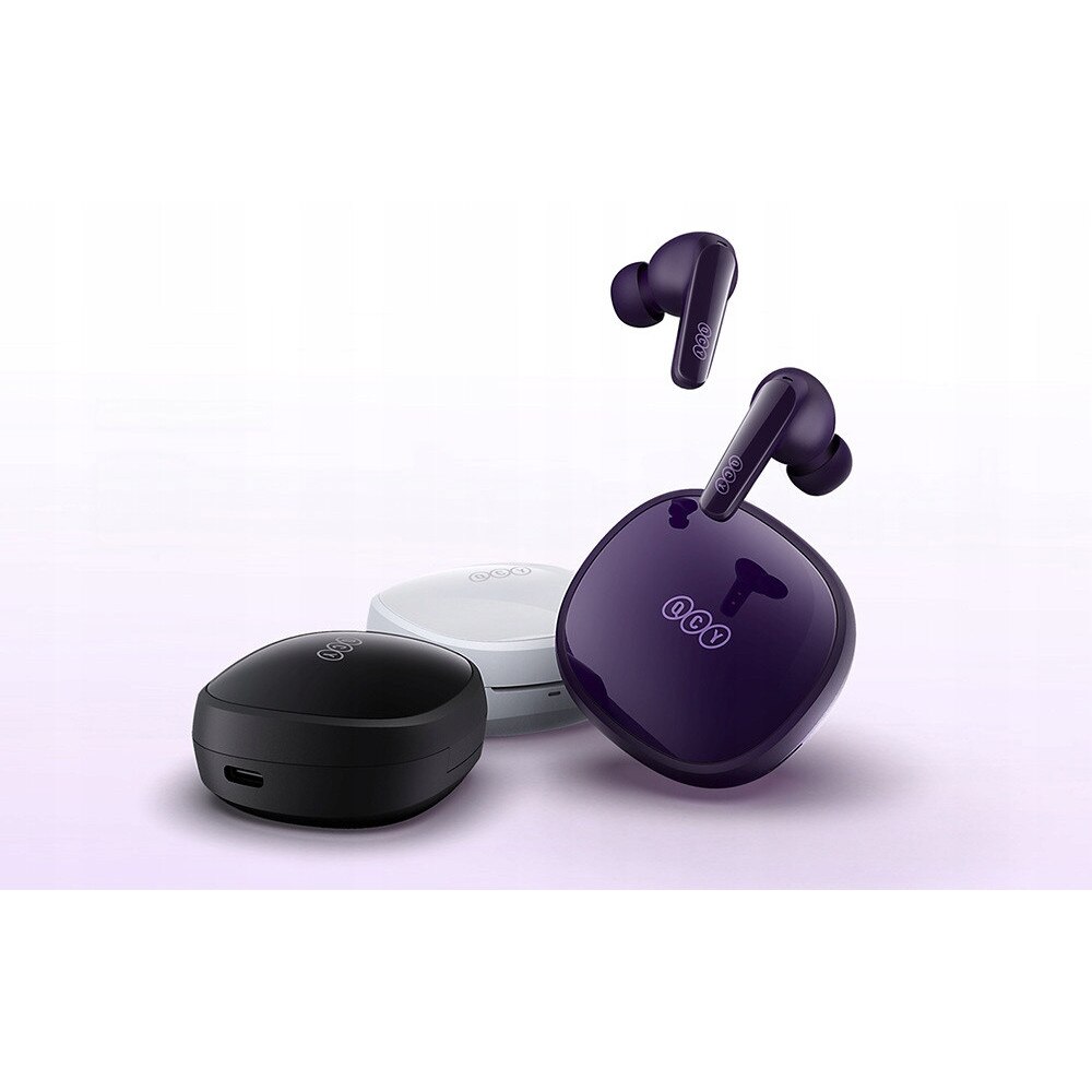 Casti wireless QCY T13x, Bluetooth 5.3, design ergonomic, waterproof ...