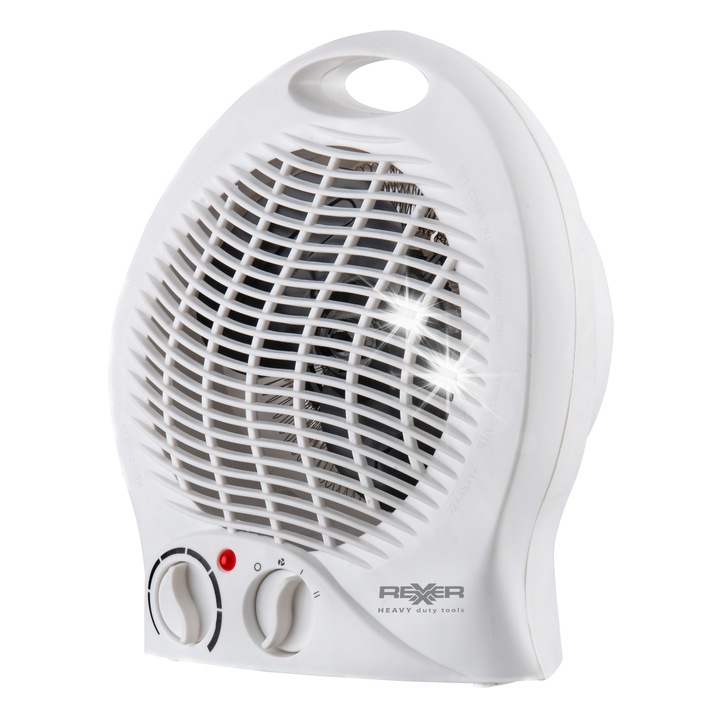 REXXER 2000W hősugárzó, fehér, 3 teljesítményfokozat, termosztát