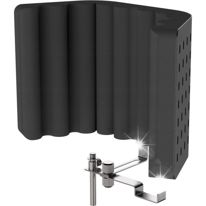 Вокална акустична кабина за микрофон, метален акустичен екран Roxtone