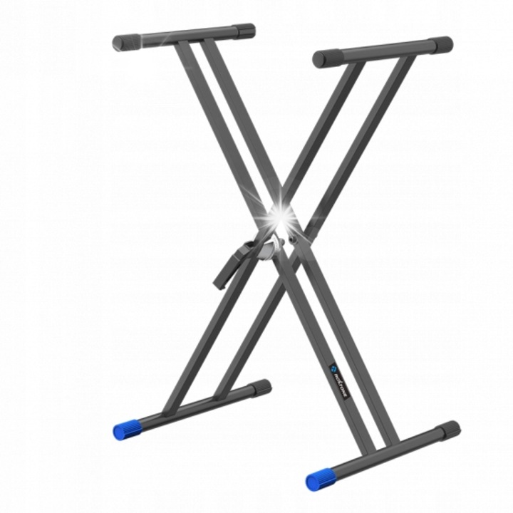 Стойка за орган Roxtone PKS120, черна, 54-93см, капацитет 65кг