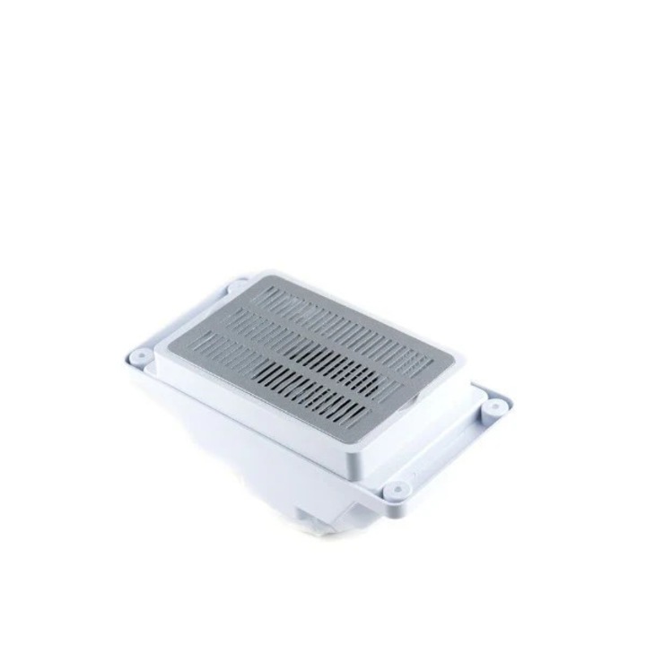 Aspirator incorporabil pentru masă manichiură Cosmeticos, 30W, alb, 21x14cm, colector praf