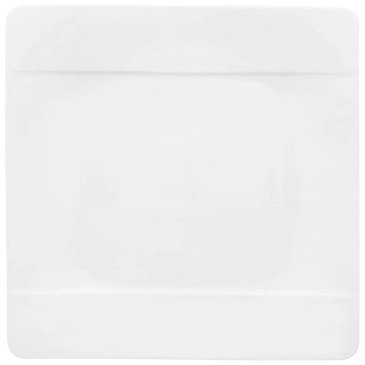 Farfurie VILLEROY & BOCH MODERN GRACE 27x27cm, alb, din portelan de calitate superioara