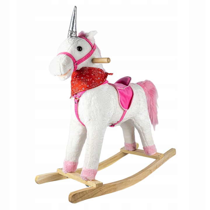 Интерактивен еднорог люлка, click4TOYS, звукови ефекти, 73x77x28cm, 47cm височина на седалката