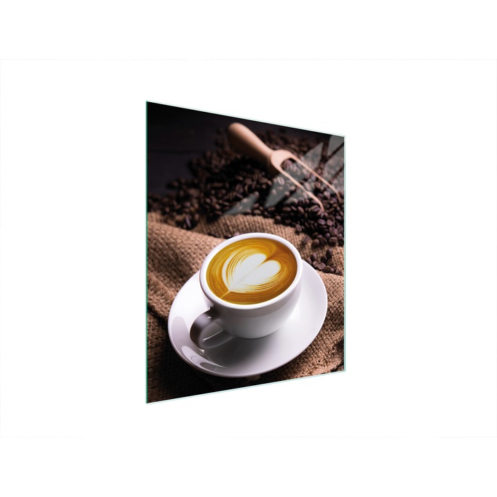 Konyhai hátfal, TMK ArtDeko, üveg, 45x52cm, főzőlap védelem, modern design